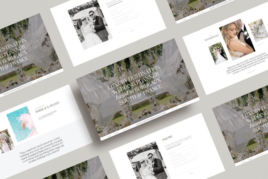 Wedding planner website examples